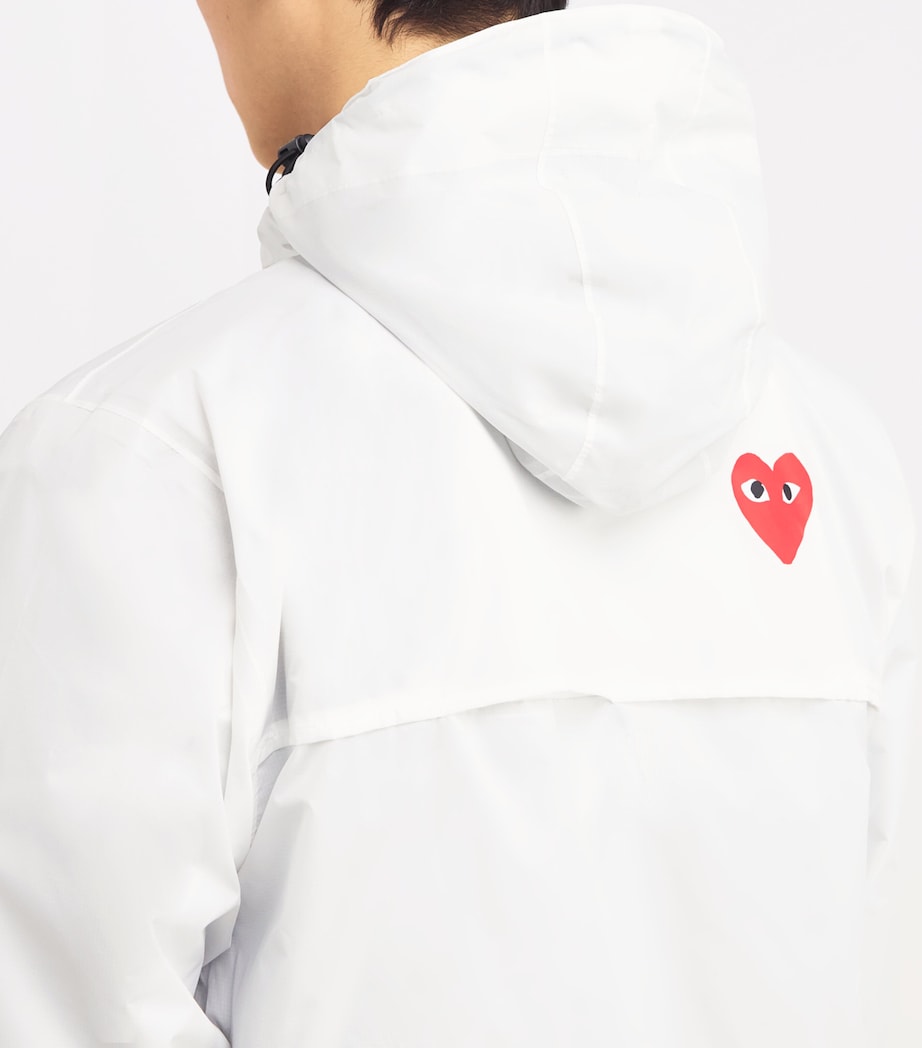 Comme Des Garçons Play White x K-Way Nylon Water-Resistant Jacket