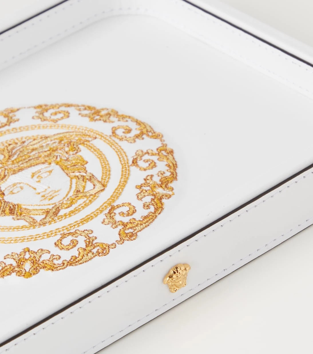 Versace Home - Medusa Gala Big leather tray