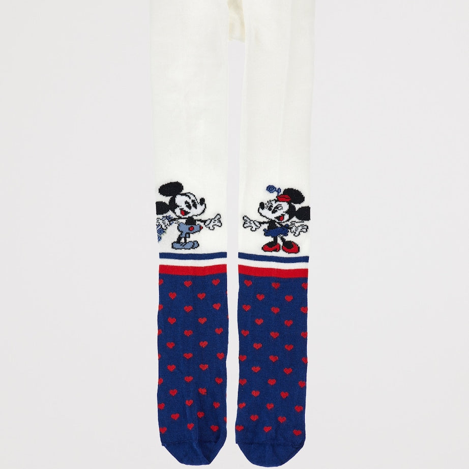Monnalisa x Disney Mickey and Minnie Heart Tights