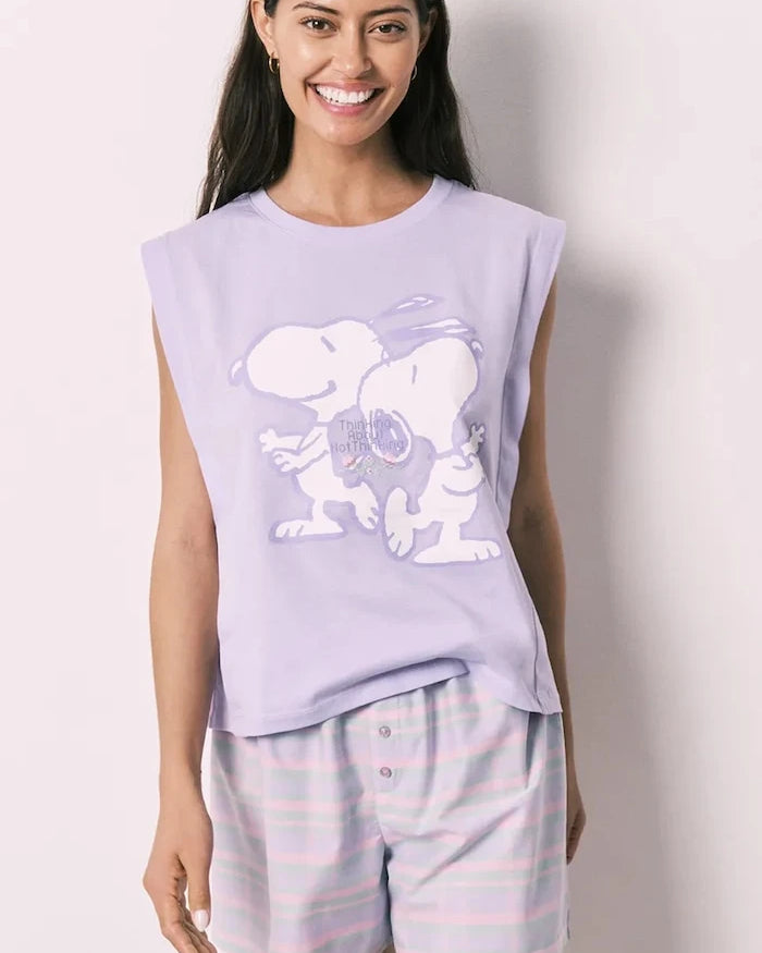 women'secret kadın pamuklu iki parçalı pijama