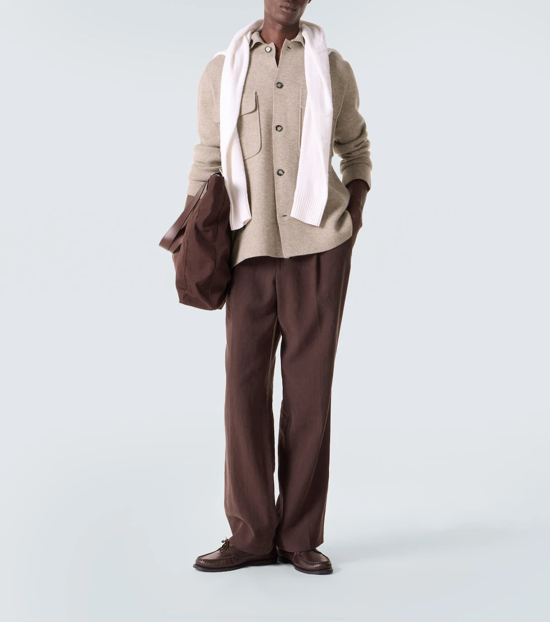 Allude - Wool and cashmere overshirt