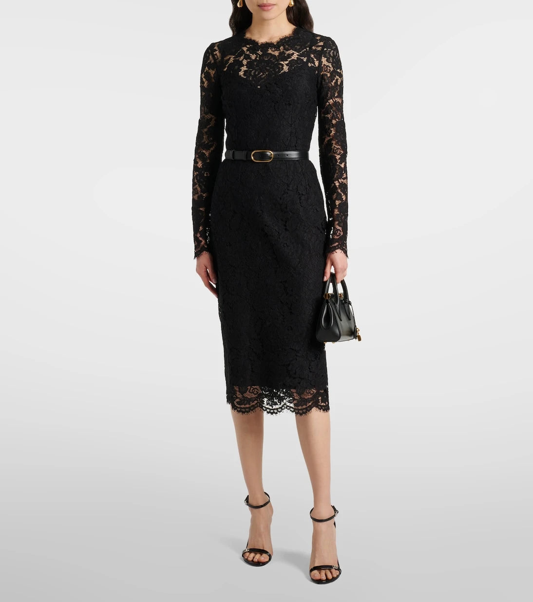 Dolce&Gabbana - DG lace midi dress