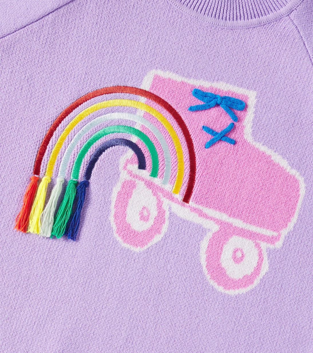 Stella McCartney Kids - Embroidered cotton jersey sweatshirt