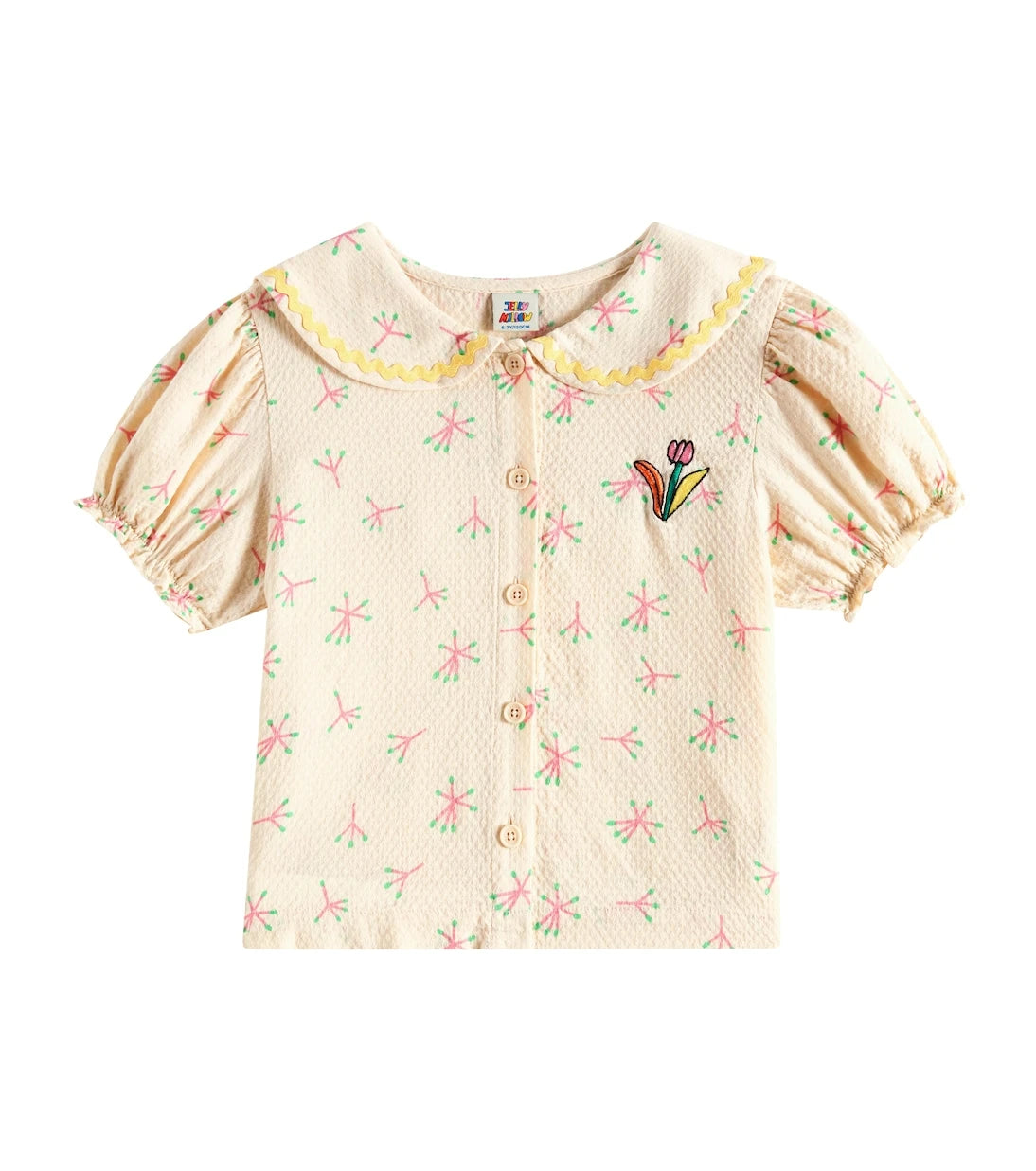 Jellymallow - Candy Flower floral sailor shirt