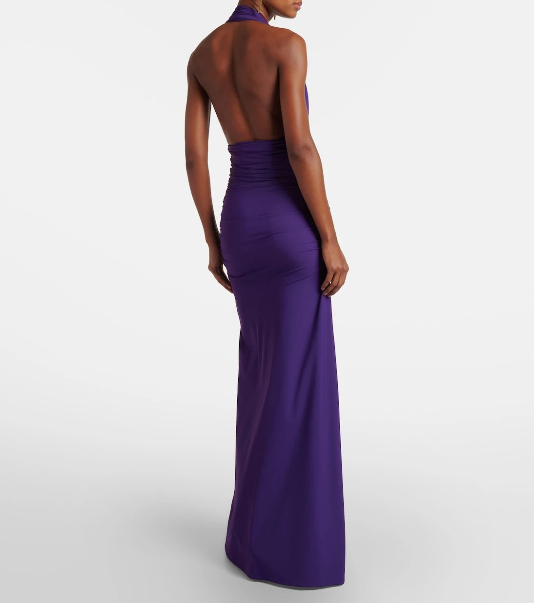 Christopher Esber - Halterneck open-back maxi dress