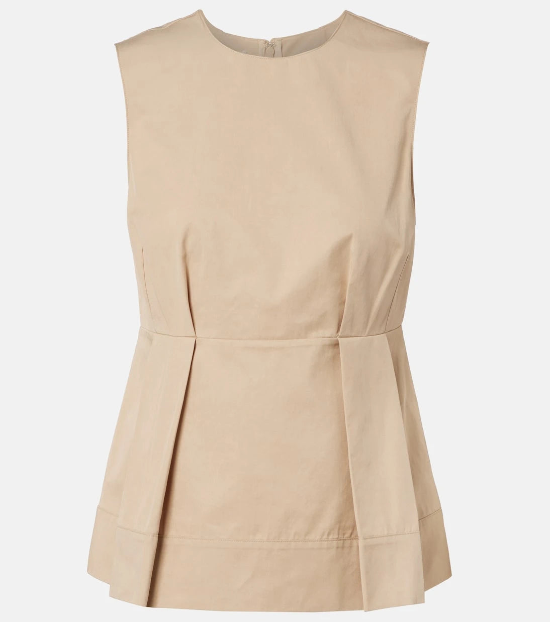 Vince - Pleated peplum top
