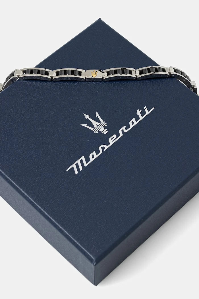 MASERATI erkek paslanmaz çelik bileklik CERAMIC