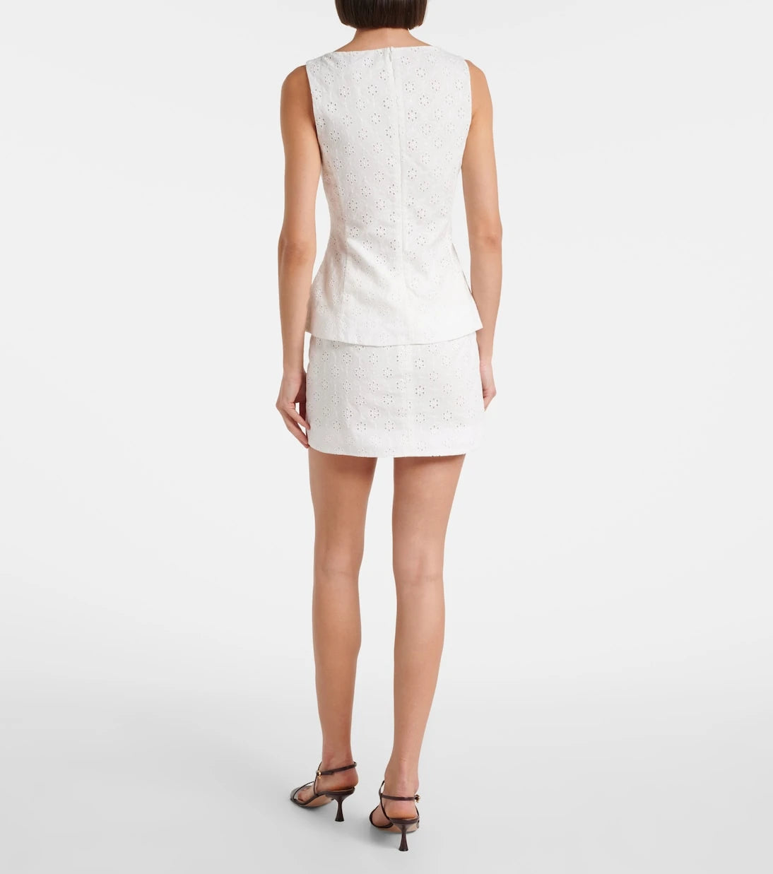 Faithfull - Loma broderie anglaise miniskirt