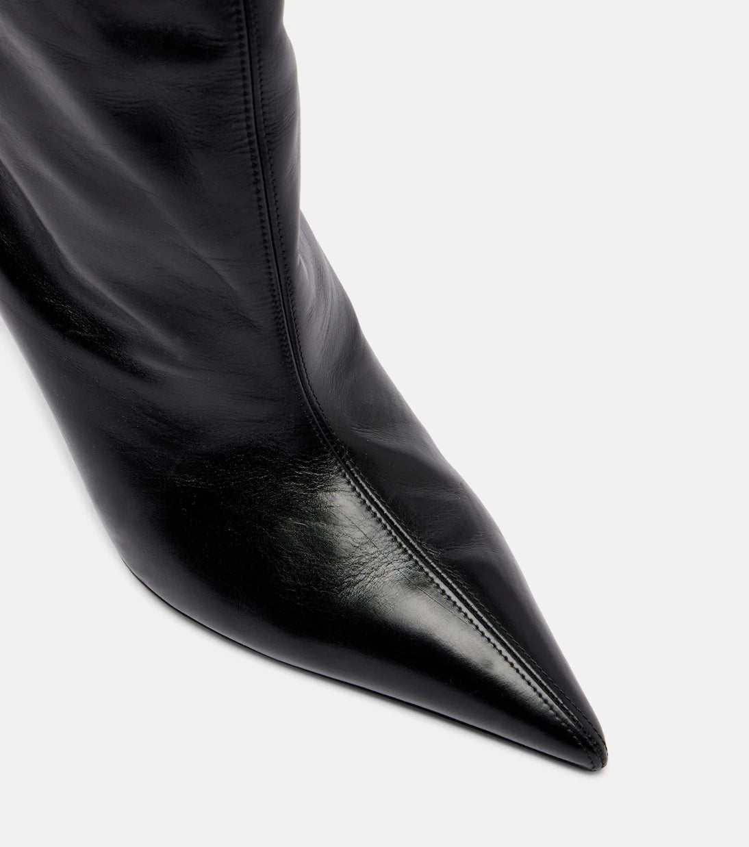 Khaite - Bella 100 leather knee-high boots