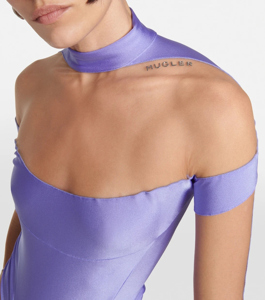 Mugler - بدلة داخلية من التول المبطن