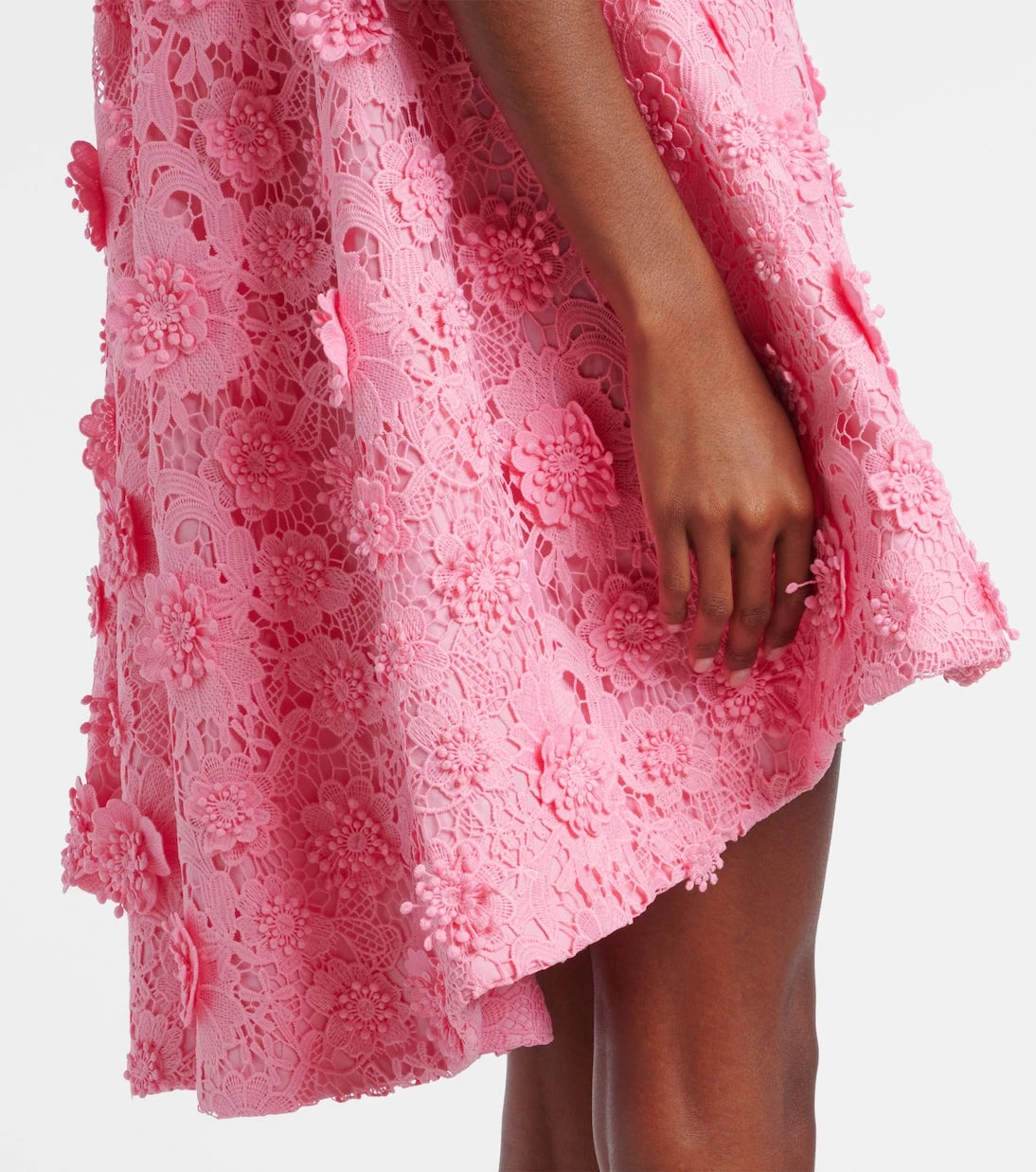 Leo Lin - Fifi floral lace minidress