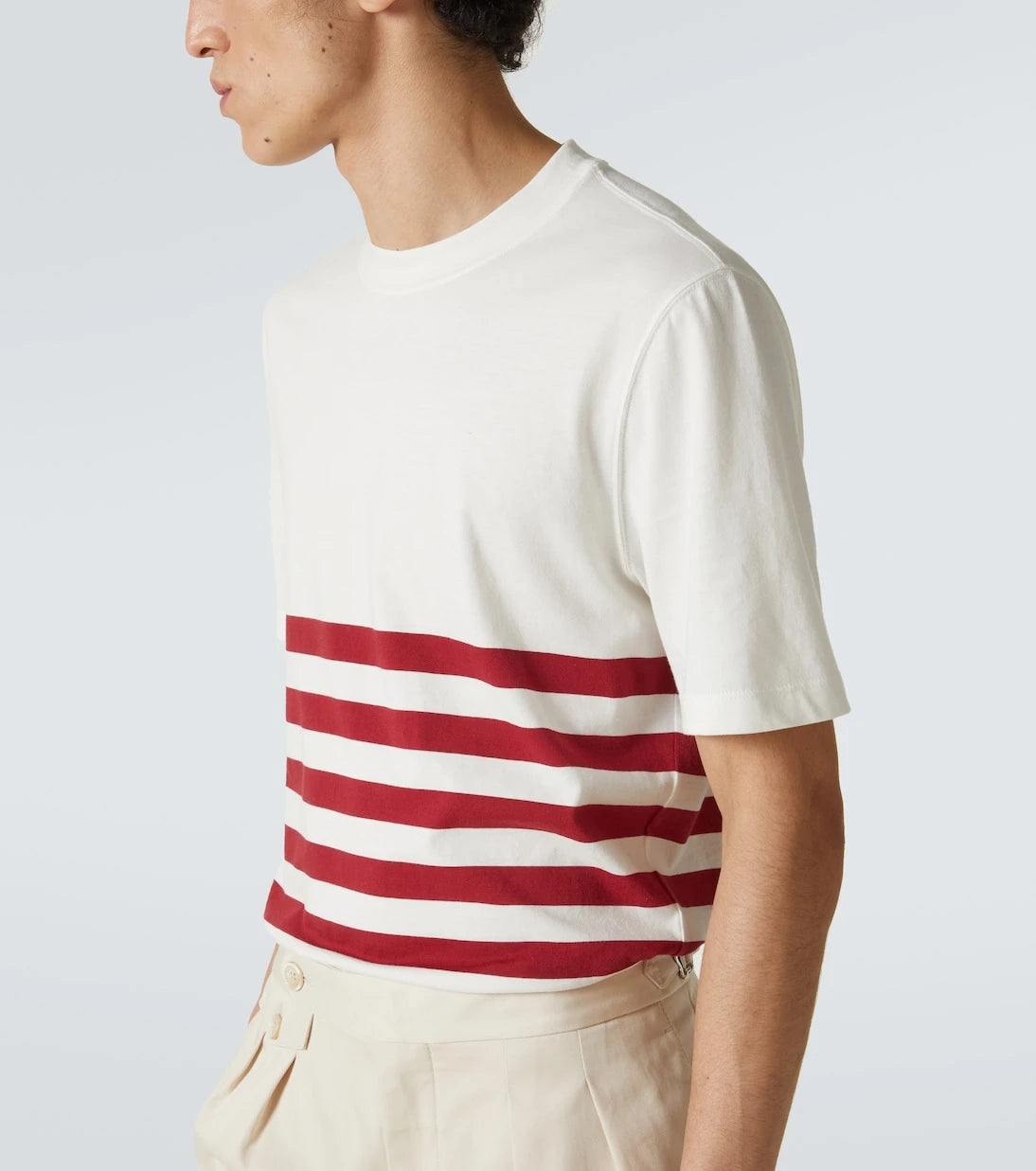 Brunello Cucinelli - Striped cotton jersey T-shirt