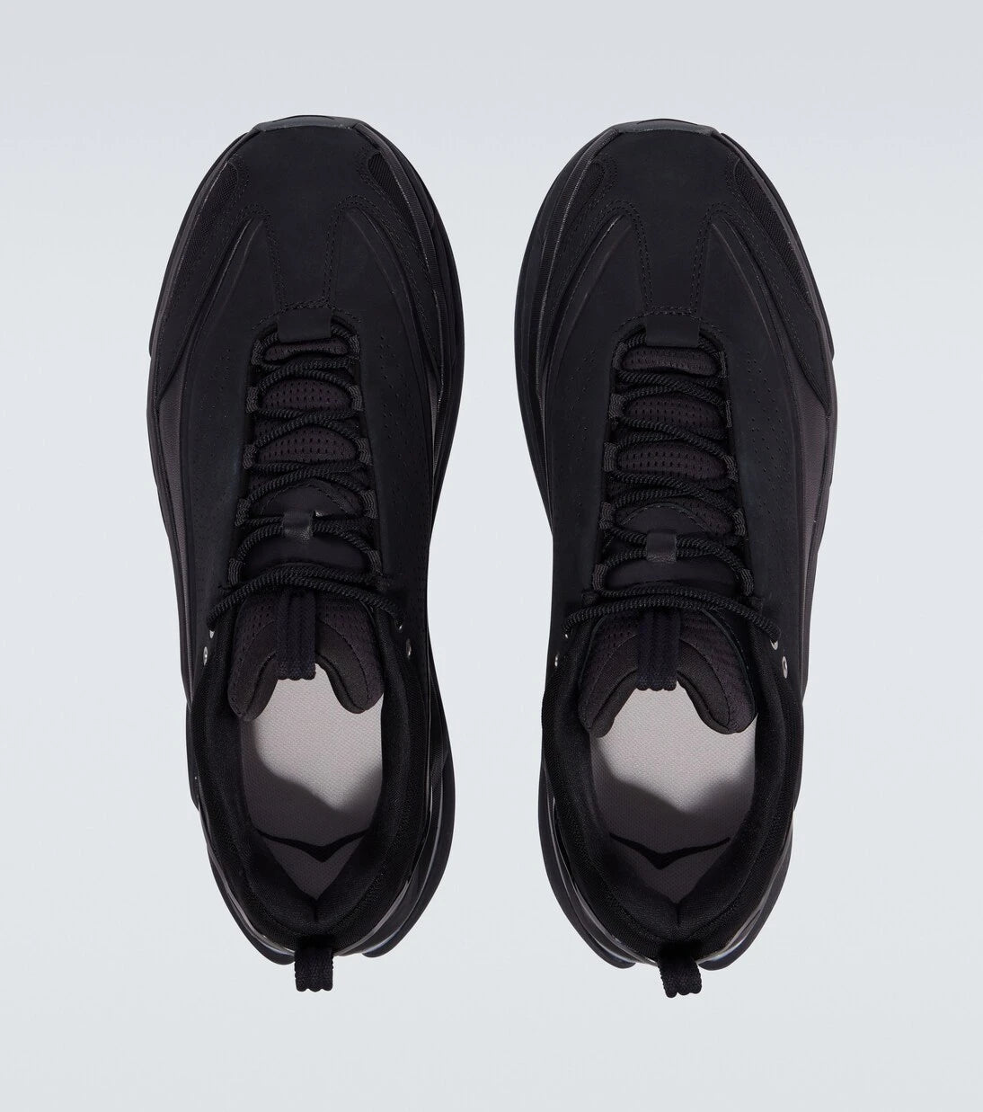 Hoka One One - حذاء رياضي Elevon X مُزيّن بالجلد