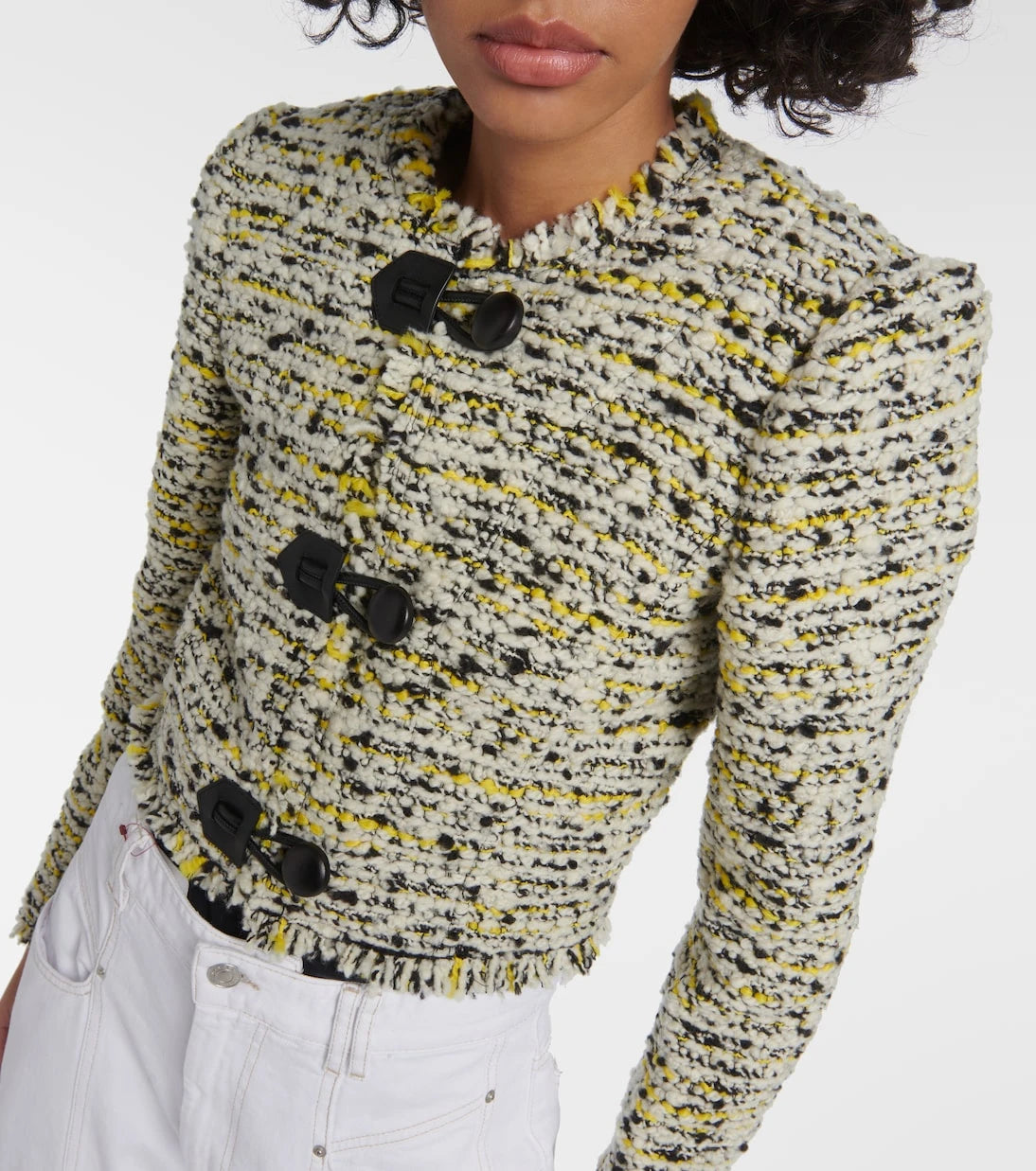 Isabel Marant - Gradilia cropped wool-blend jacket