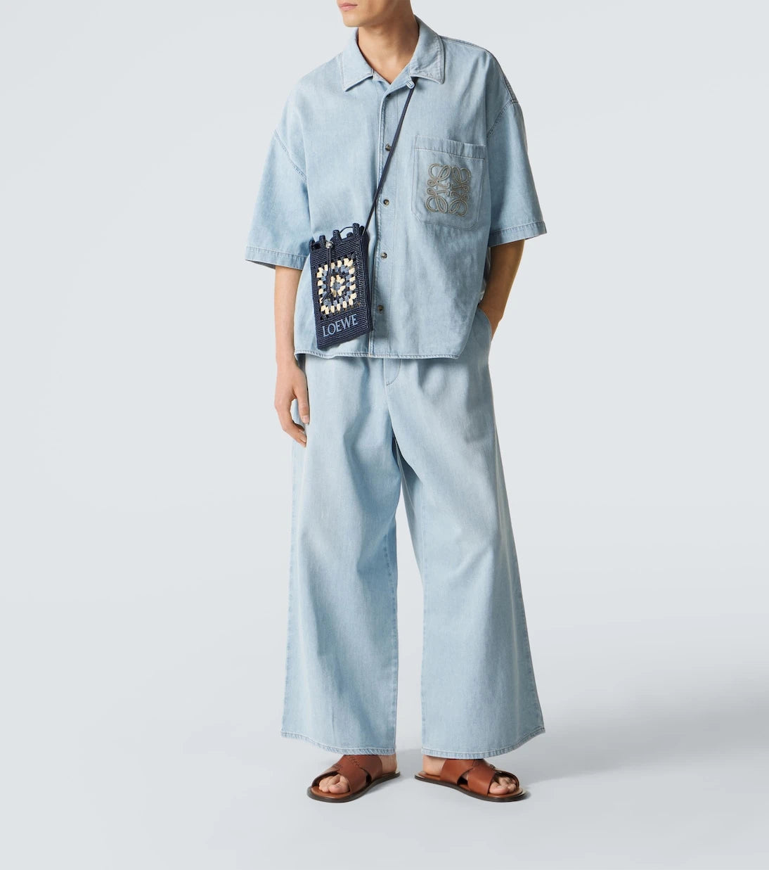Loewe - Paula's Ibiza Flex leather sandals