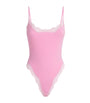 Pink Lace-Trim Fits Everybody Bodysuit