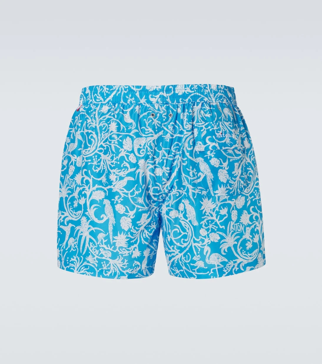 Kiton - Printed swim trunks