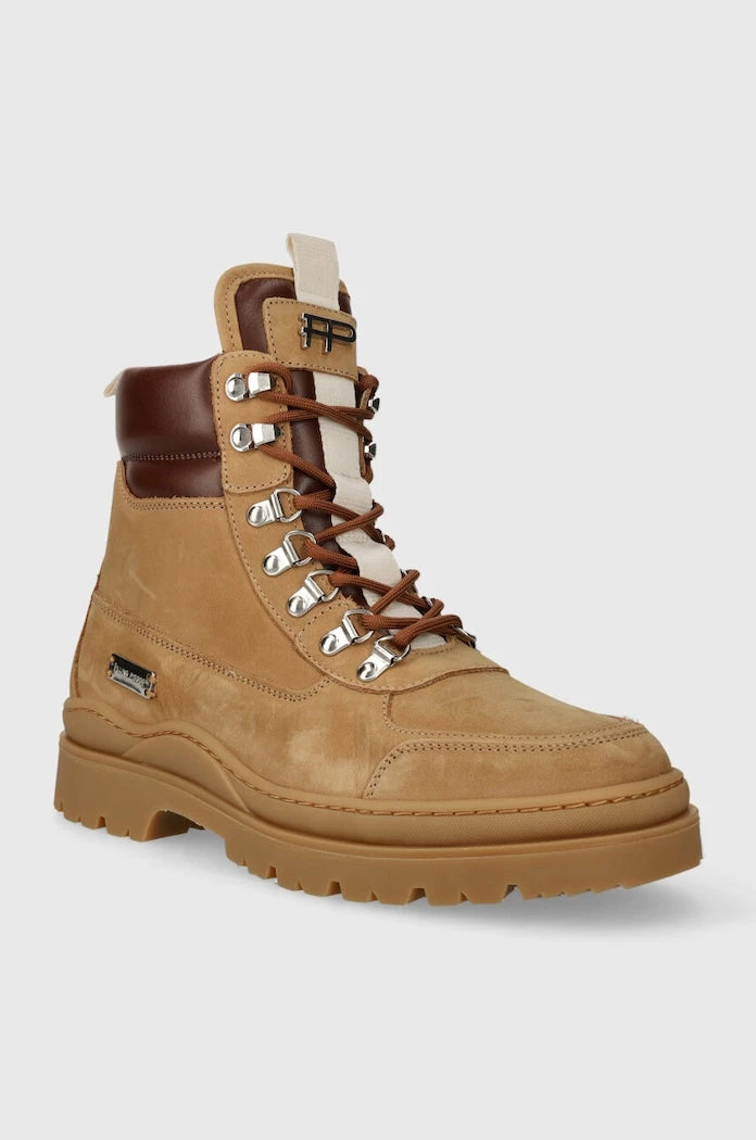 Велурени обувки Filling Pieces Mountain Boot Quartz