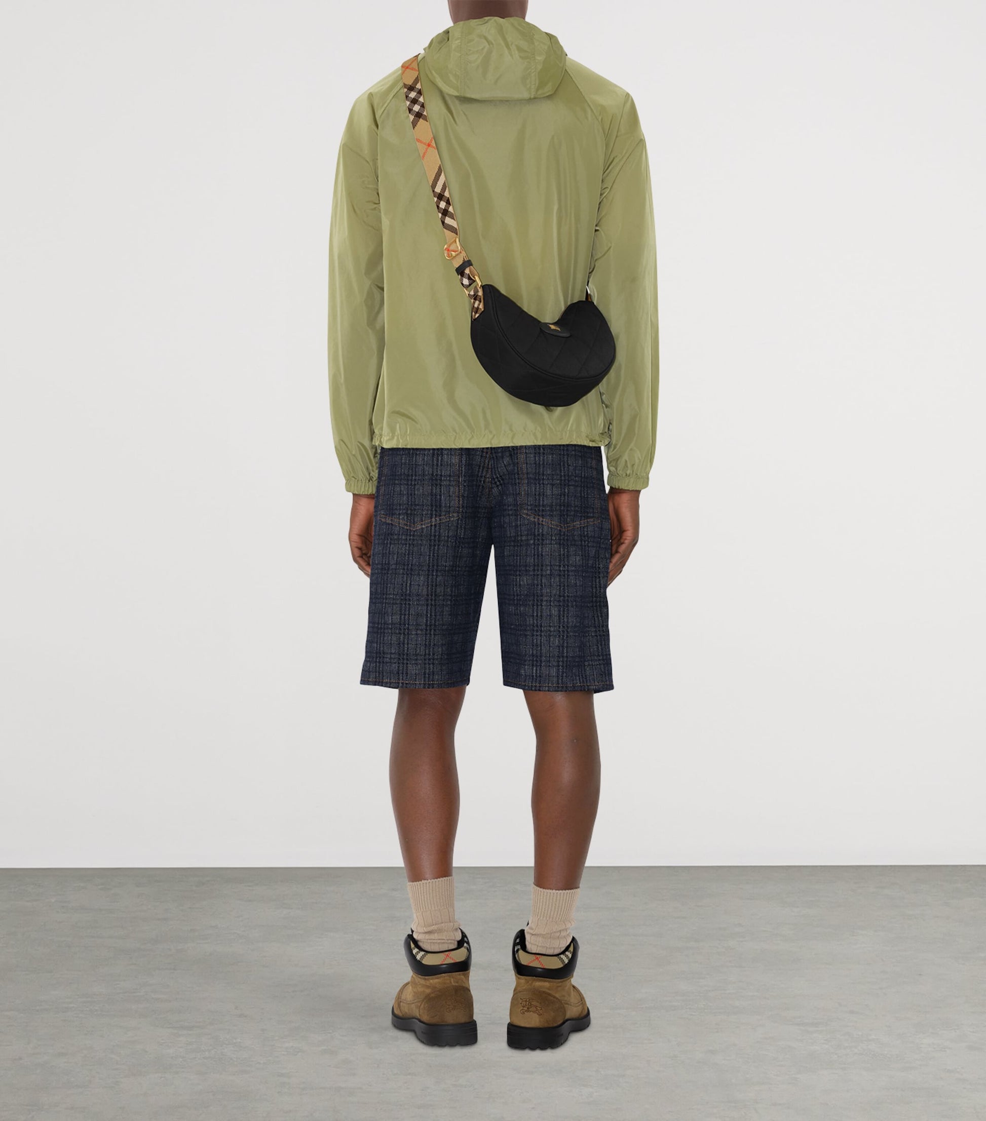 Black Horseshoe Cross-Body Bag