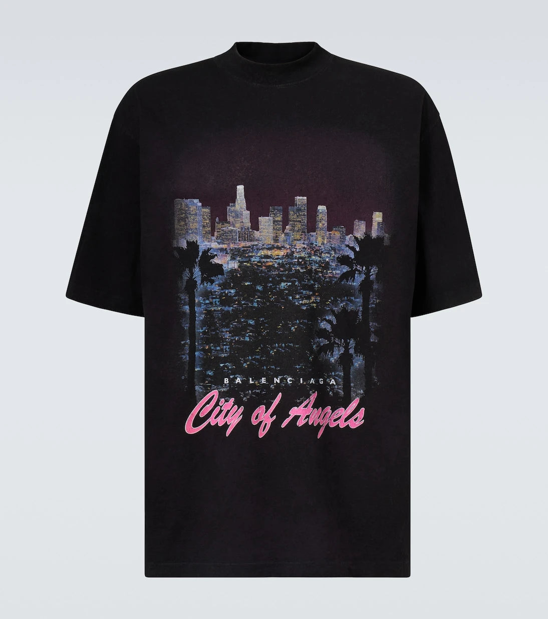 Balenciaga - Printed cotton jersey T-shirt