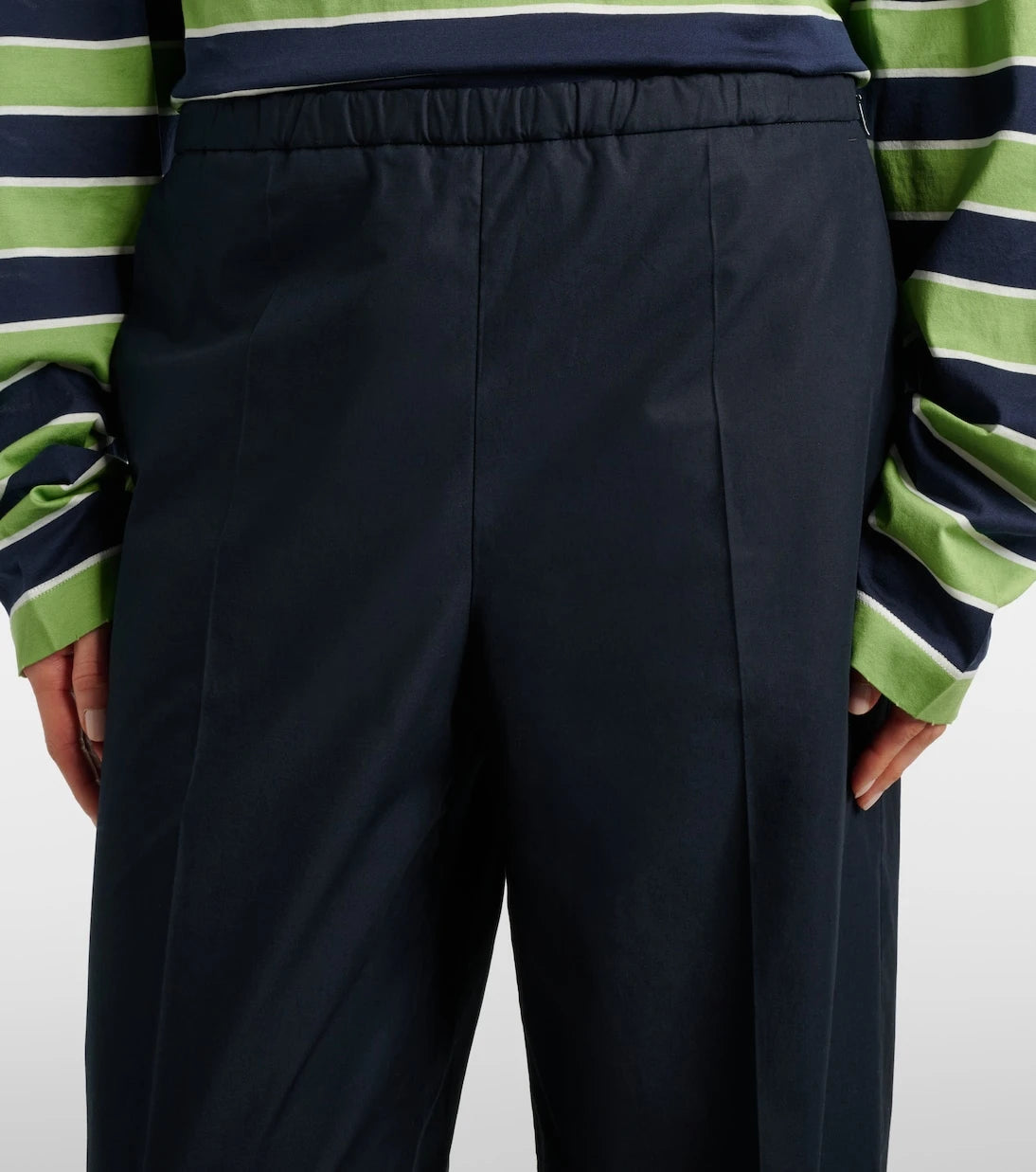 Moncler - Pamuklu geniş paça pantolon