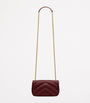 Saint Laurent Burgundy Mini Loulou Shoulder Bag