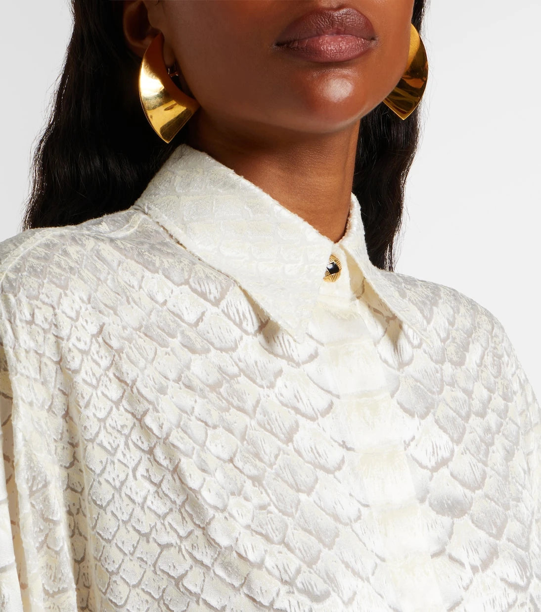 Roberto Cavalli - Snake-print shirt