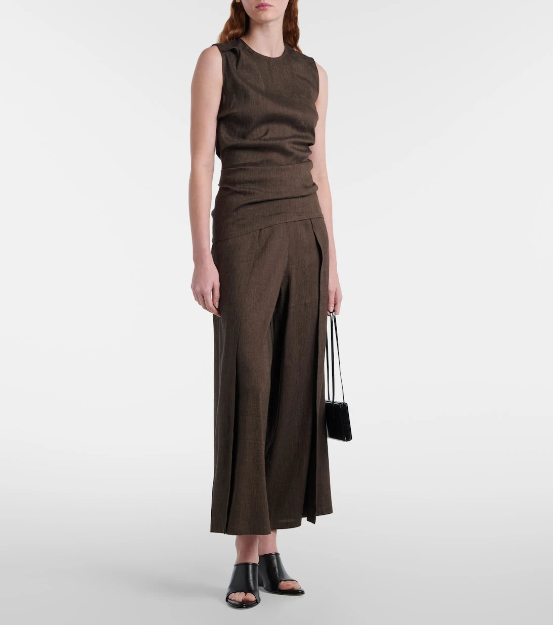Proenza Schouler - Calla linen-blend wide-leg pants