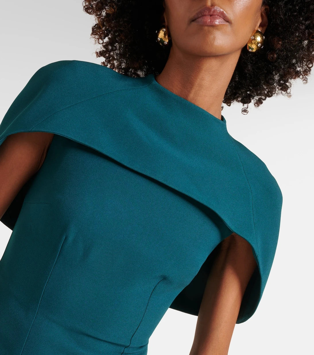 Safiyaa - Kalika caped midi dress