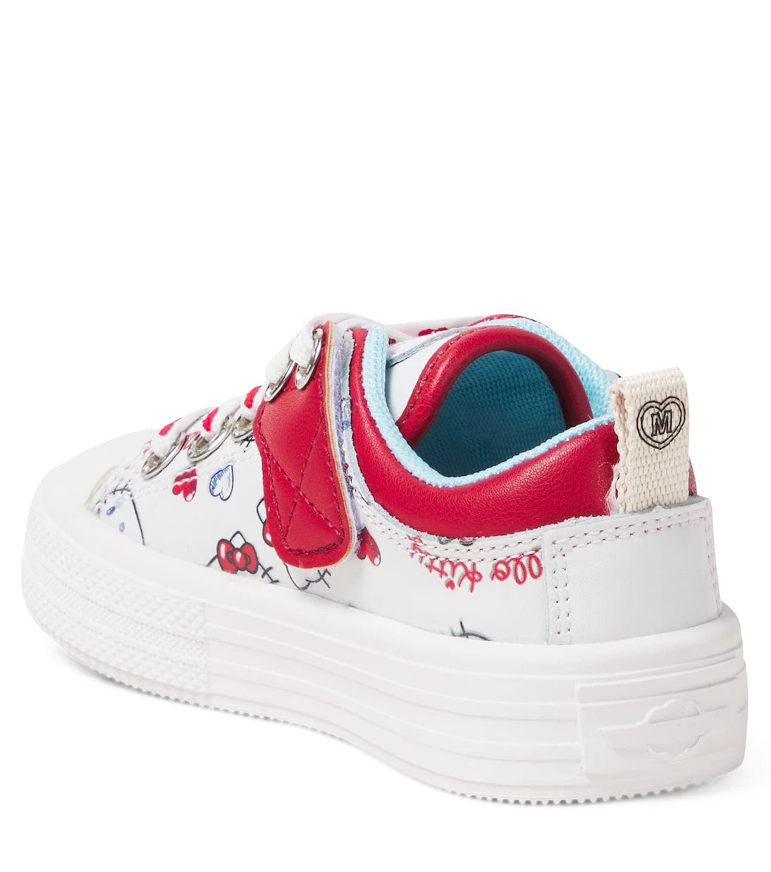 Monnalisa - x Hello Kitty leather-trimmed sneakers