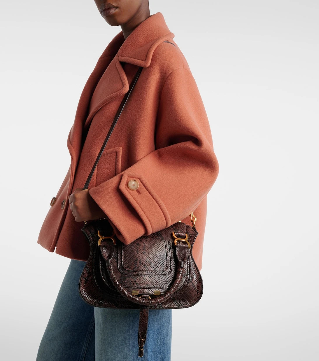 Chloé - Marcie Small leather top-handle bag
