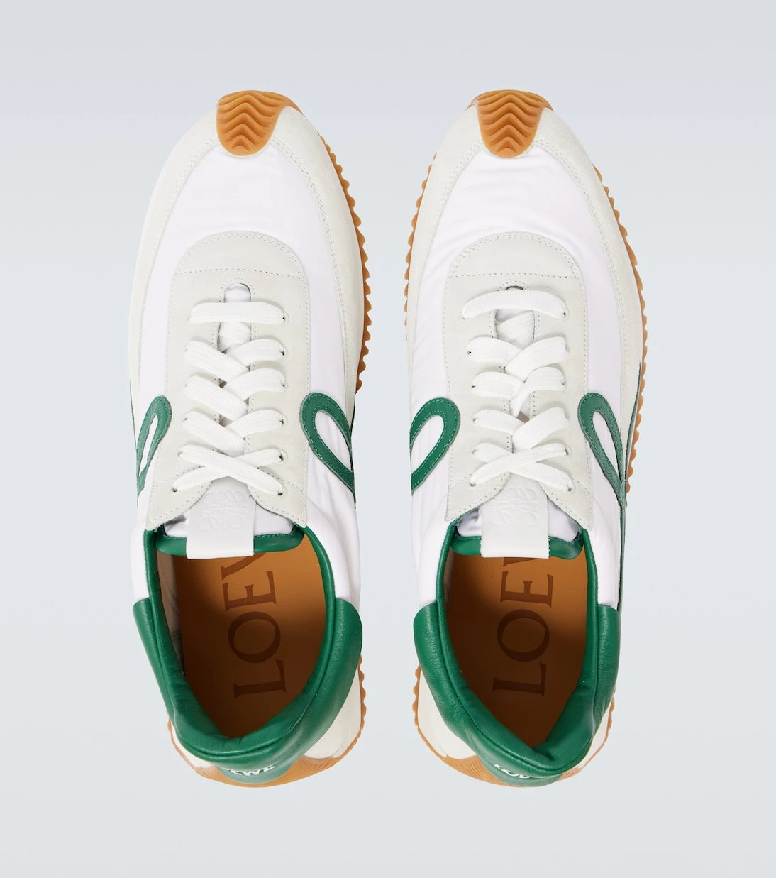 Loewe - Flow Runner 2.0 suede-trimmed sneakers