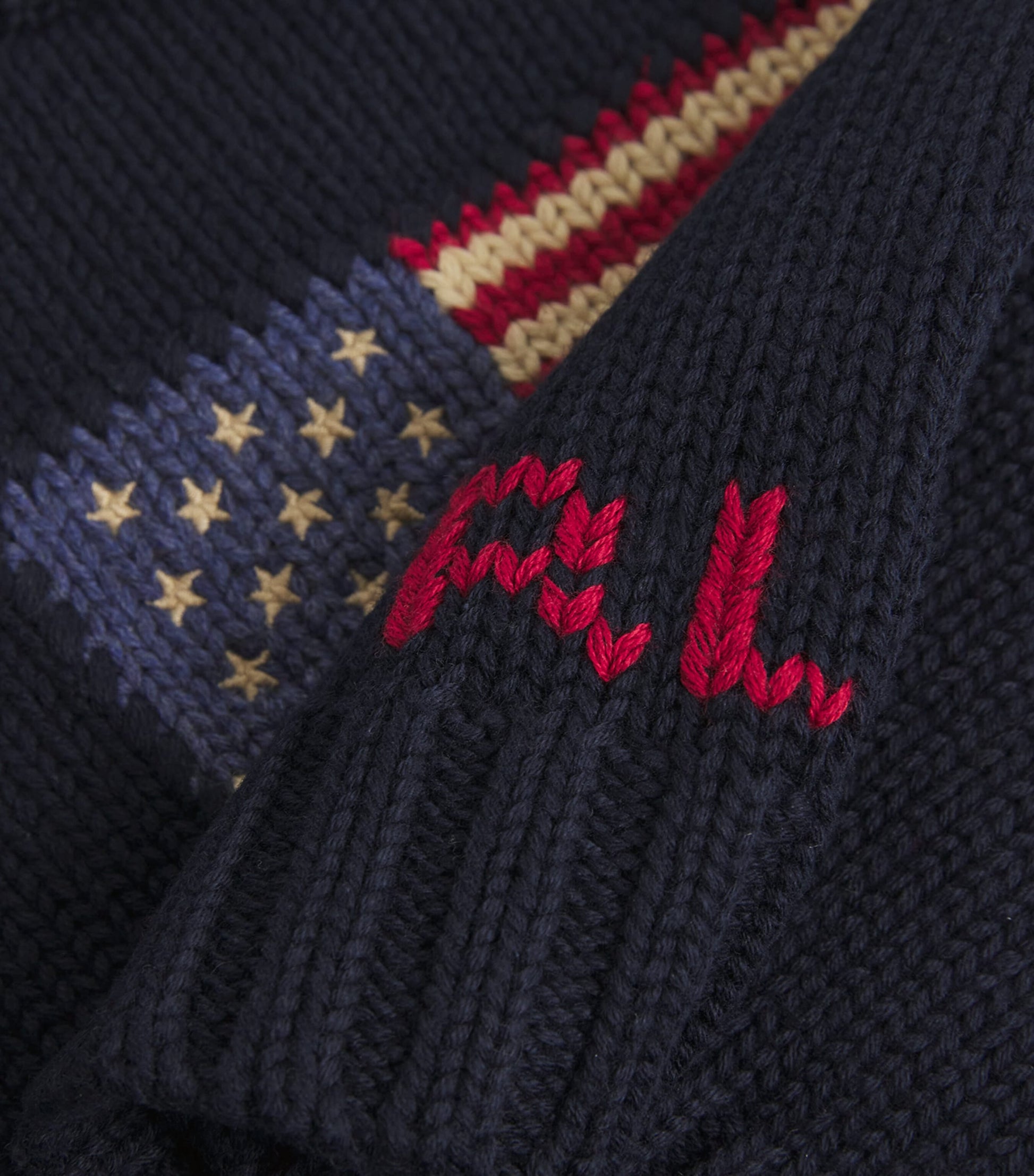 Ralph Lauren Kids Cotton American Flag Sweater (3-24 Months)