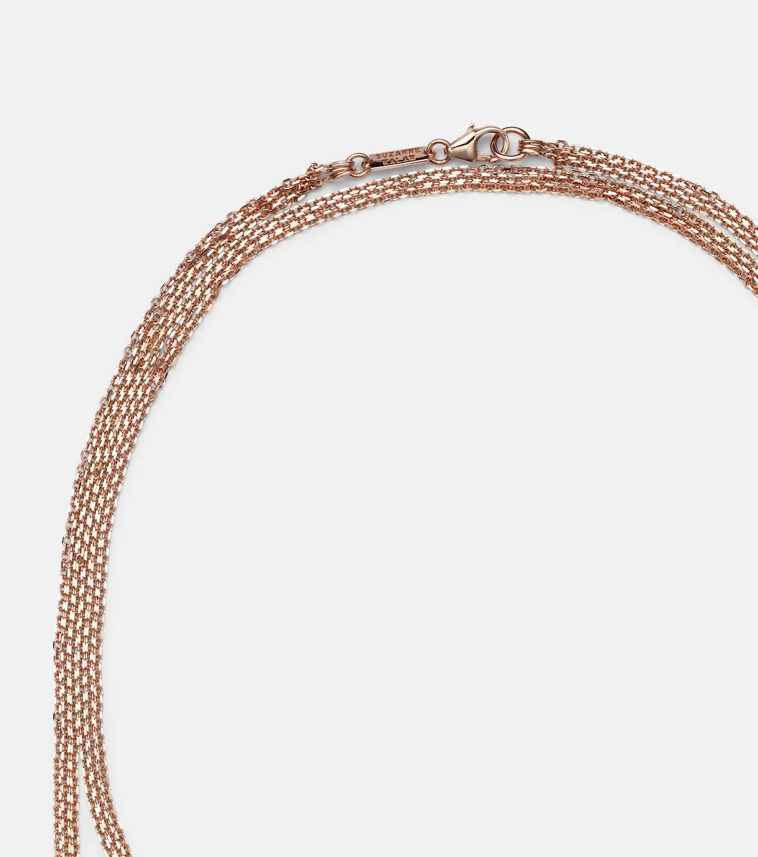 Suzanne Kalan - Roundel 18kt rose gold necklace with diamonds