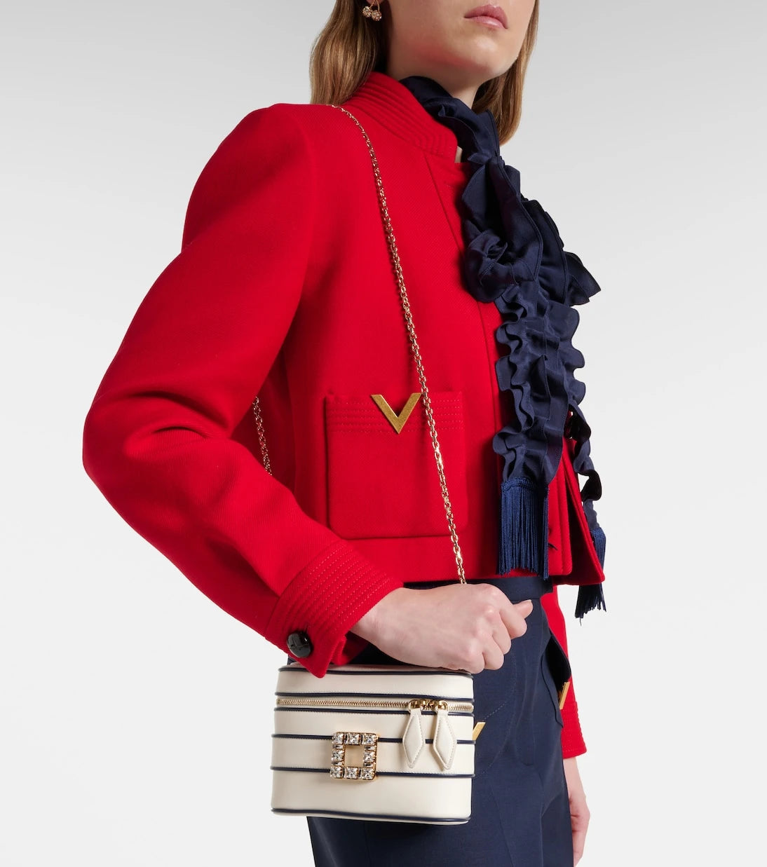 Roger Vivier - Très Vivier Micro leather vanity bag