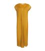 Yellow Silk Darby Midi Dress
