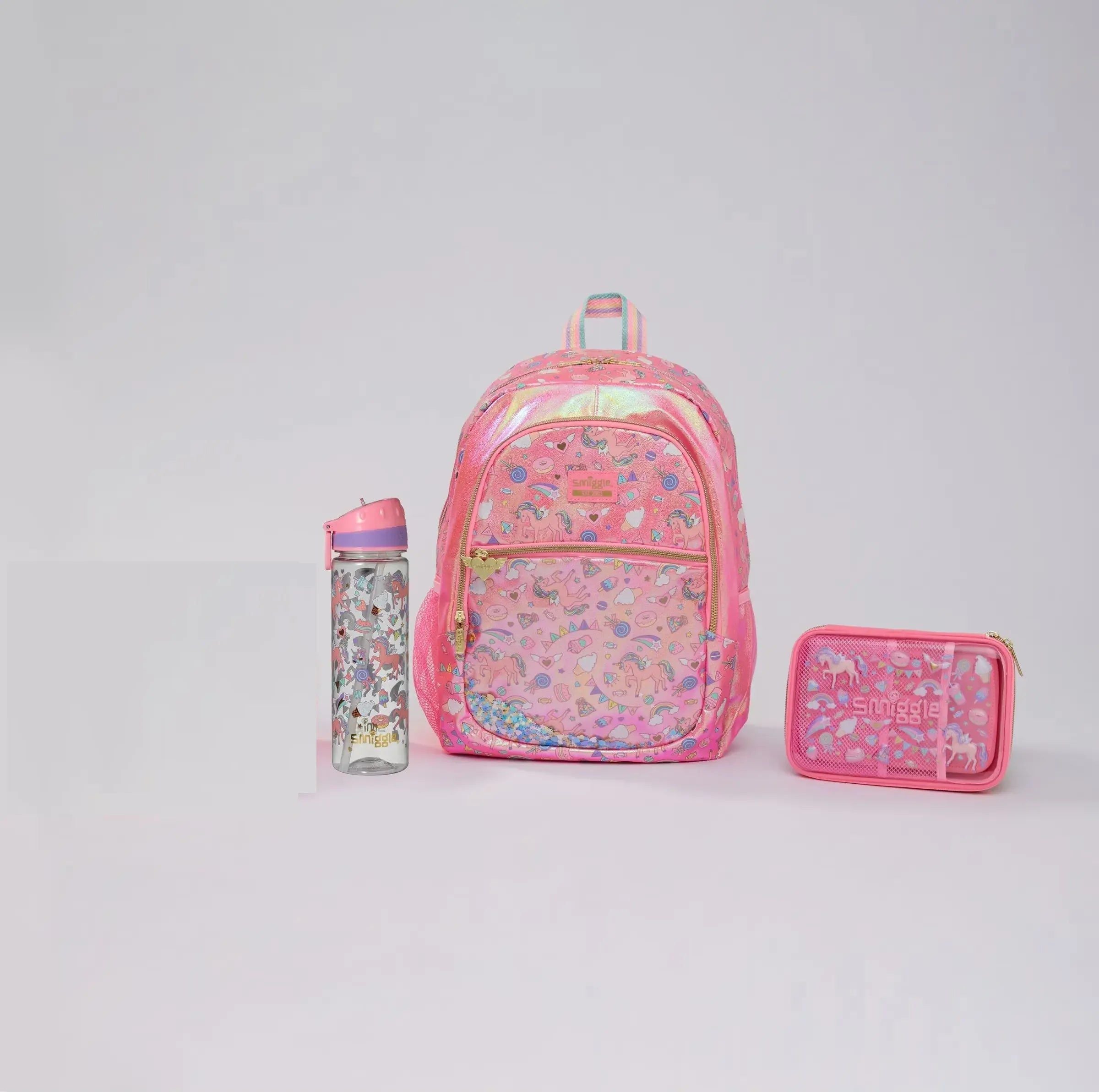 Smiggle - Fiesta 3 Parçalı Okul Çantası Seti