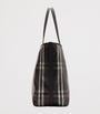 Burberry Brown Medium Canvas Highlands Tote Bag