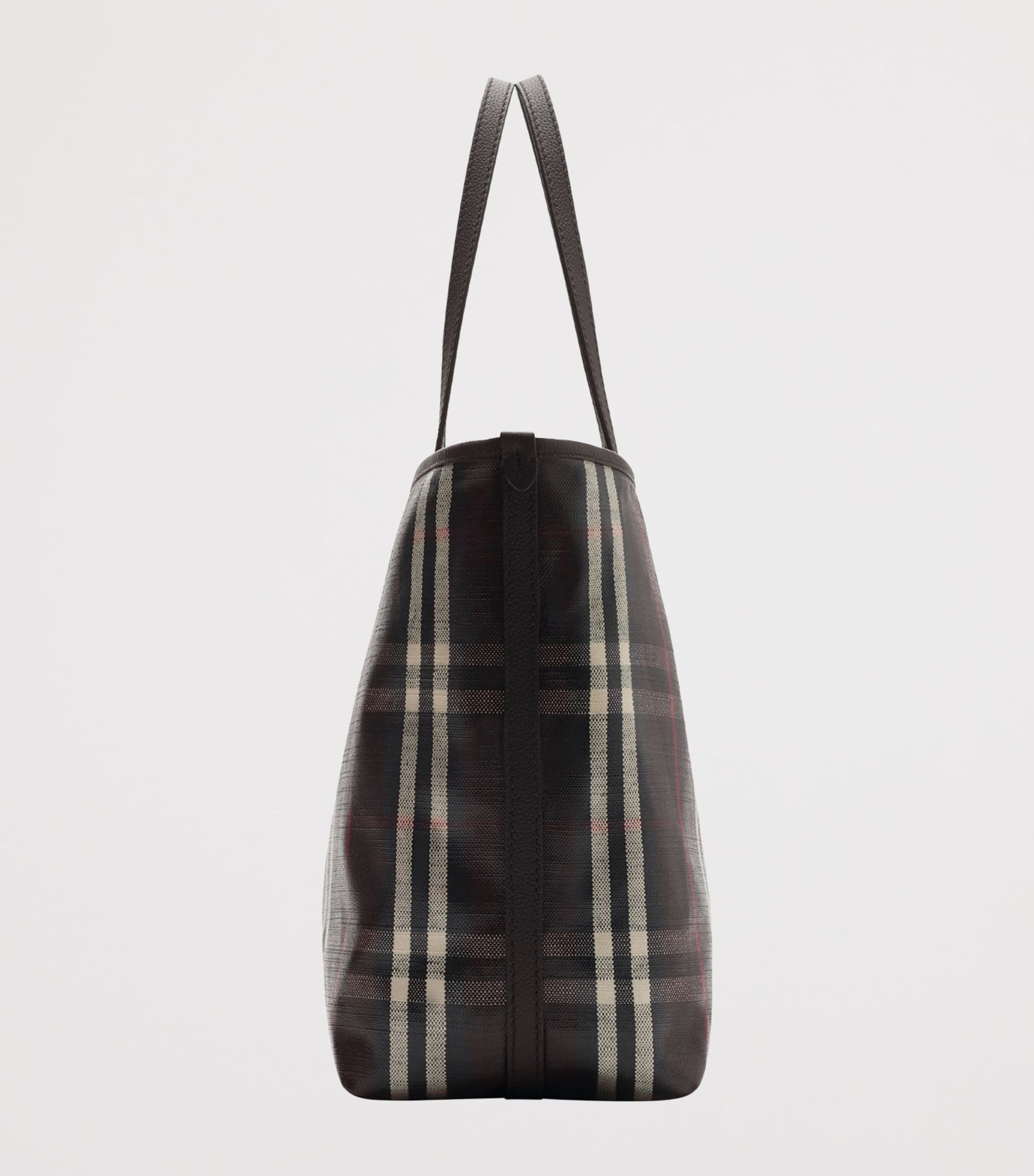 Burberry Brown Medium Canvas Highlands Tote Bag