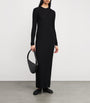 Wool Maxi Dress BLACK 001