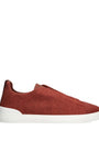 Cotton-Linen Triple Stitch Sneakers