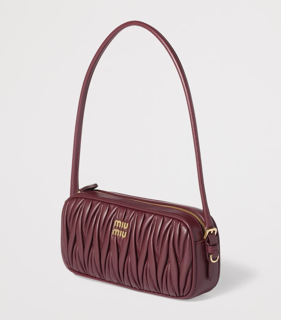 Matelassé Leather Pouch