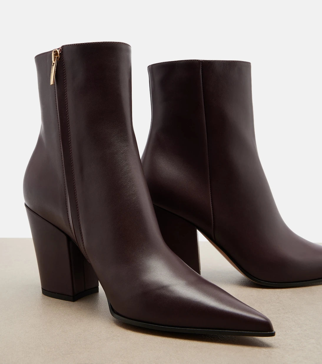 Gianvito Rossi - Keinna leather ankle boots