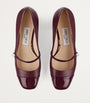 Red Elisa 45 Leather Mary Jane Pumps