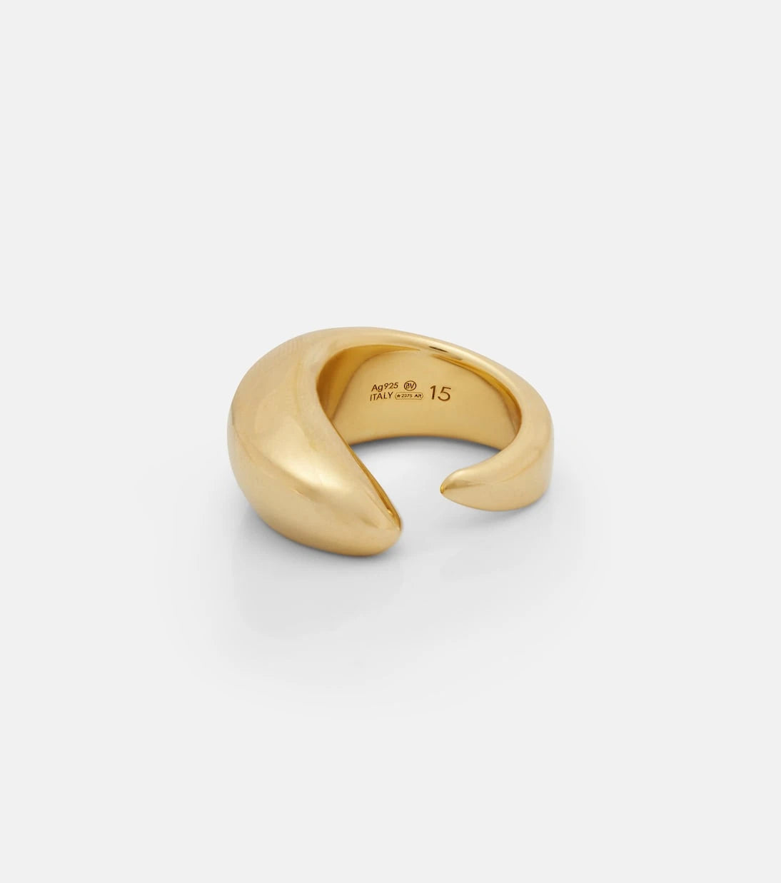 Bottega Veneta - Prisma gold-plated sterling silver ring
