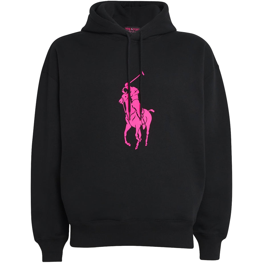 Cotton-Blend Large Logo Hoodie