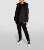 Black Down-Filled Chelsea Parka Coat