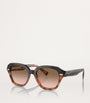 Brunello Cucinelli Brown Titanium BC4004S Sunglasses