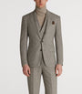 Grey Wool Donegal Tweed Bourdon Blazer