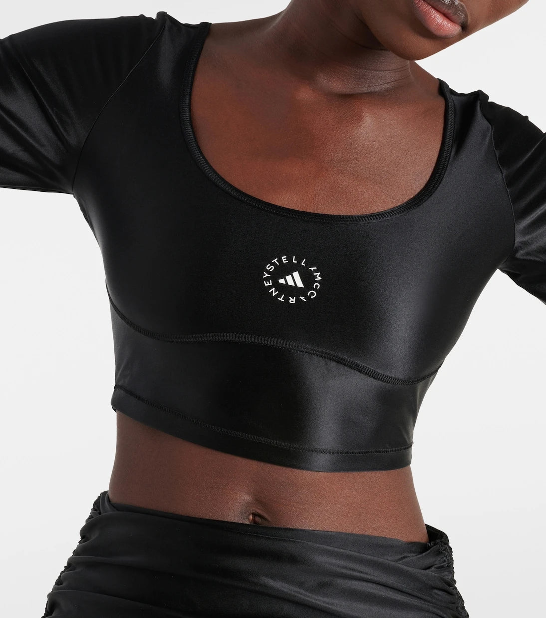 Adidas by Stella McCartney - Logo technical crop top